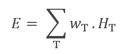 Effective dose equation 1 weighting factor