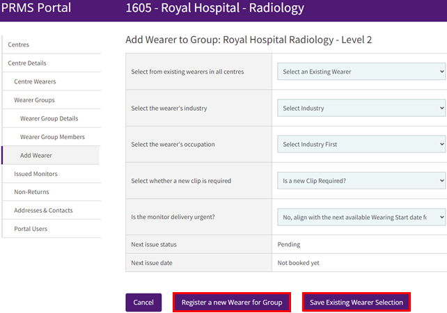 PRMS Portal User Guide Images 22