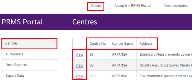 PRMS Portal User Guide Images 5