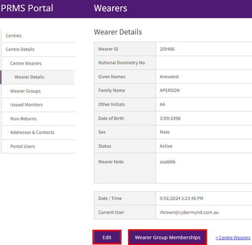 PRMS Portal User Guide Images 7